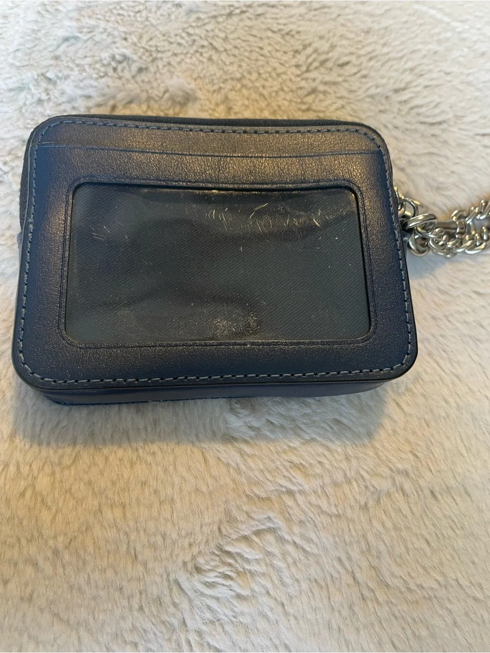 Coach quilted denim